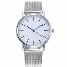 Load image into Gallery viewer, Fashion Silver Mesh Quartz Watch Women