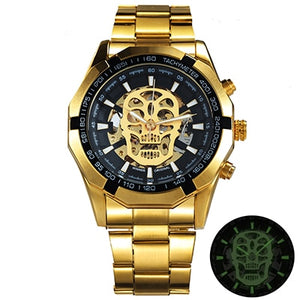 Winner Watch Men Skeleton Automatic Mechanical Watch