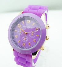 Load image into Gallery viewer, Geneva Brand Silicone Women Watch