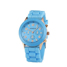 Load image into Gallery viewer, Geneva Brand Silicone Women Watch
