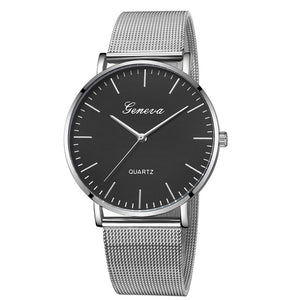 New Brand Classic Quartz Stainless Steel Wrist Watch