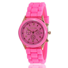 Load image into Gallery viewer, Geneva Brand Silicone Women Watch