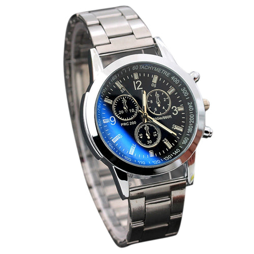 Stainless Steel Sport Quartz Hour Wrist Analog Watch