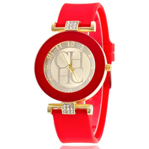 Fashion Ladies Simple Crystal Geneva Leisure Quartz Watches