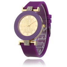 Load image into Gallery viewer, Fashion Ladies Simple Crystal Geneva Leisure Quartz Watches
