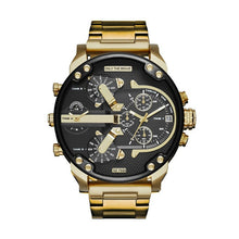 Load image into Gallery viewer, Luxury Large Dial Men&#39;s Military Leather Stainless Steel Casual Sports Business Metal Watch Men
