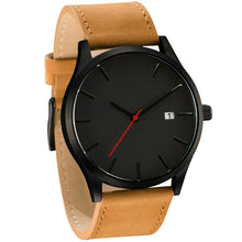 Load image into Gallery viewer, Watches Fashion Leather Quartz Watch Men