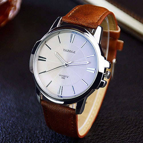 Wristwatch Male Clock Yazole Quartz Watch Men